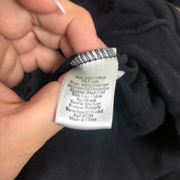 Johnny Was Embroidered Zip Up Black Hoodie Lions Baseball Team Spirit Medium - Picture 9 of 12